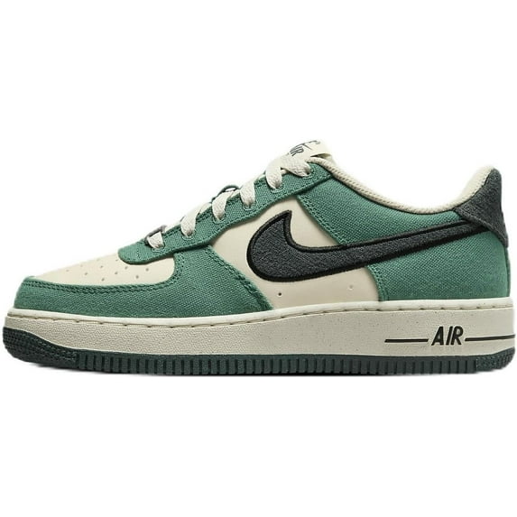 Big Kid's Nike Air Force 1 LV8 3 Coconut Milk/Vintage Green (FN4731 100) - 4.5