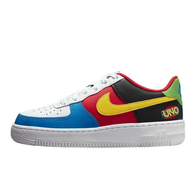 Big Kid's Nike Air Force 1 LV8 QS White/University Gold (DO6634 100) - 5 