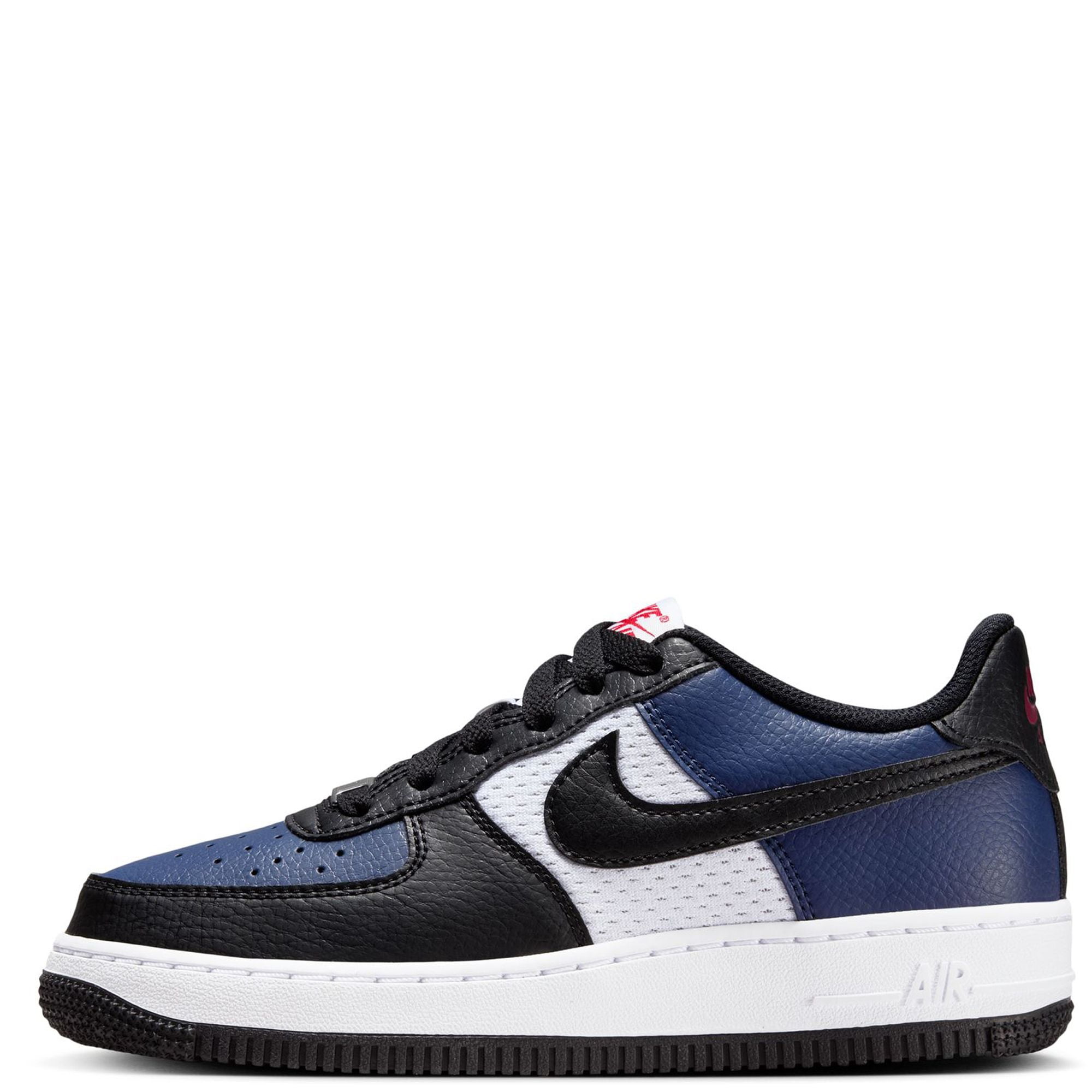 Big Kid's Nike Air Force 1 Midnight Navy/Black-White (HJ9201 400