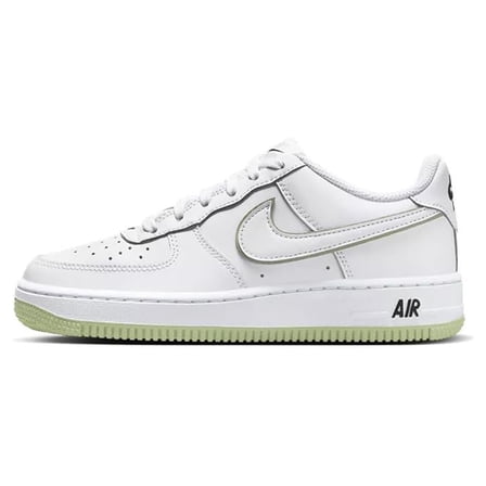 Big Kid's Nike Air Force 1 White/Honeydew-White-Black (CT3839 108) - 5.5