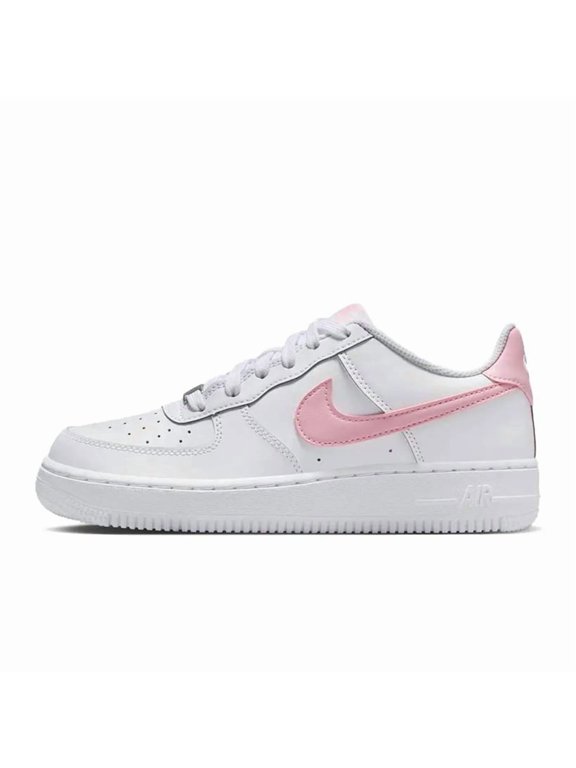 Big Kid's Nike Air Force 1 White/Med Soft Pink-White (CT3839 115) - 5.5