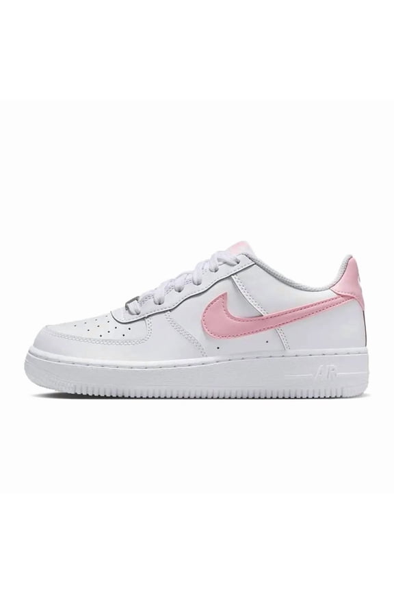 Big Kid's Nike Air Force 1 White/Med Soft Pink-White (CT3839 115) - 6.5