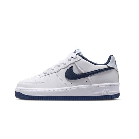 Big Kid's Nike Air Force 1 White/Midnight Navy (CT3839 111) - 4.5