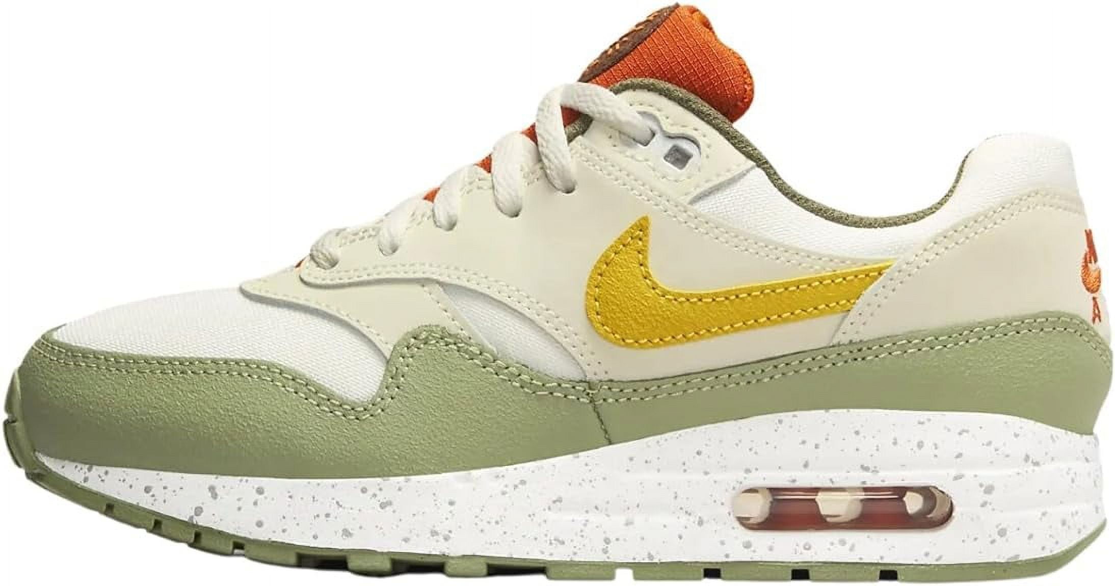 Big Kid's Nike Air Max 1 SE Summit White/Vivid Sulfur (FV3646 171) - 7
