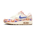 thumbnail image 1 of Big Kid's Nike Air Max 1 Sail/Football Grey-Blue Joy (FN7287 100) - 6.5, 1 of 6