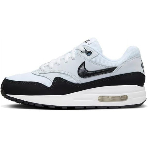Big Kid's Nike Air Max 1 White/Black-Pure Platinum (DZ3307 106) - 5
