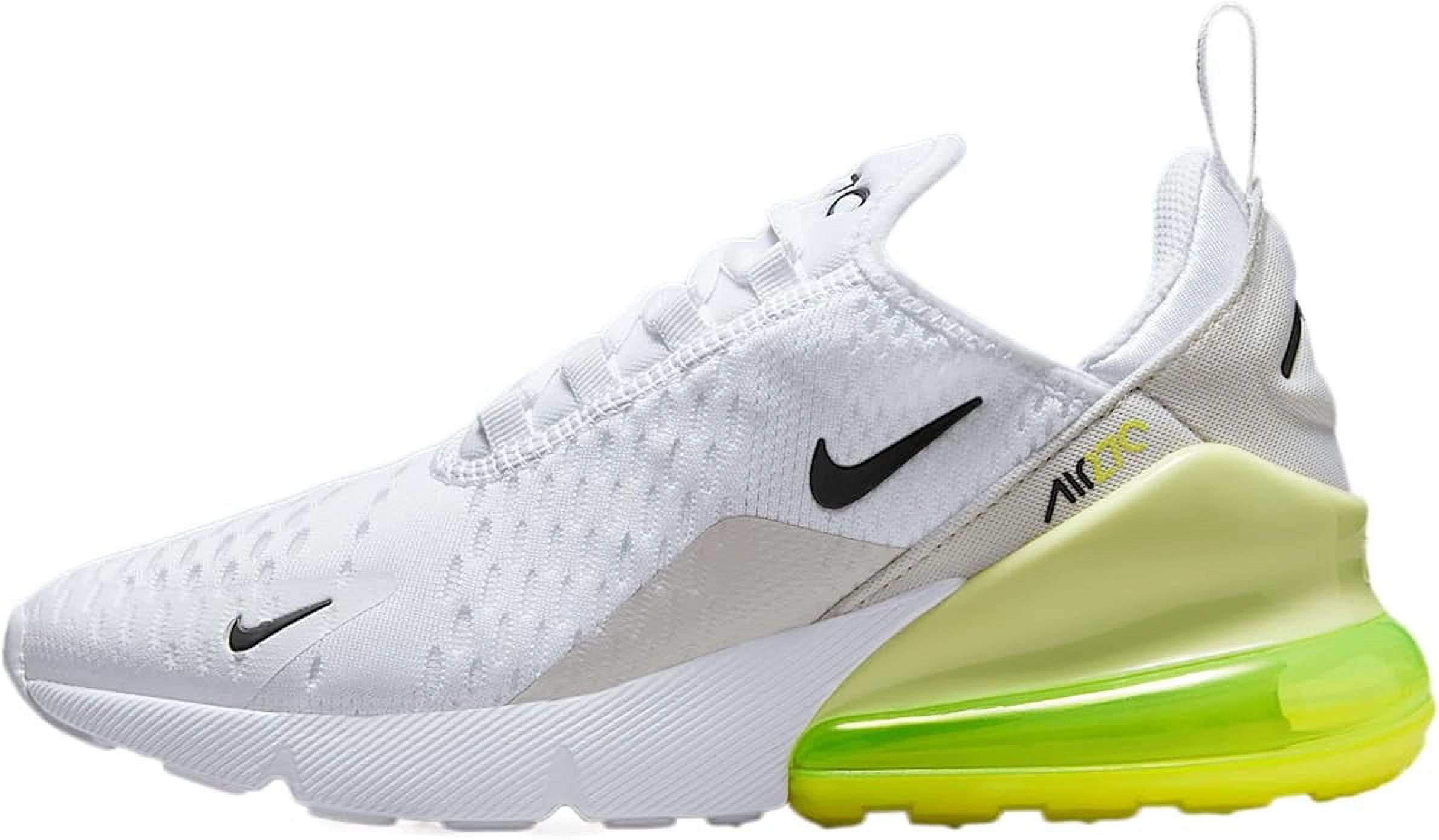 Big Kid's Nike Air Max 270 White/Anthracite-Limelight (943345 123) - 7