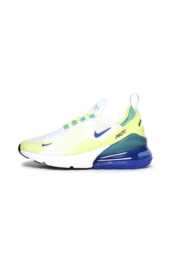 Big Kid's Nike Air Max 270 White/Game Royal (FN6982 100) - 4