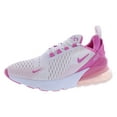 thumbnail image 1 of Nike Air Max 270 GS Girls Shoes Size 6.5, Color: White/Playful Pink/Pink Foam, 1 of 4