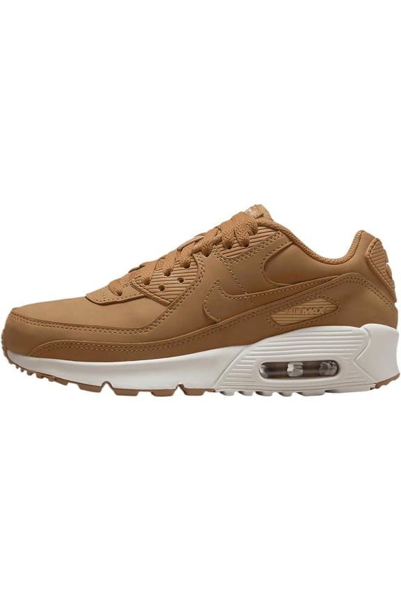 Air Max 90 Big Kids' Shoes (HF6358-200, Flax/Sail/Flax) Size 5.5