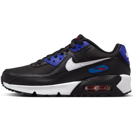 Big Kid's Nike Air Max 90 NN Black/White-University Red (FV0369 001) - 6.5