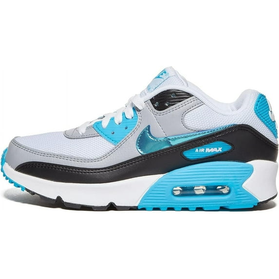 Big Kid's Nike Air Max 90 NN White/Blue Lightning (FD0678 100) - 4