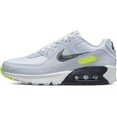thumbnail image 1 of Big Kid's Nike Air Max 90 White/Blackened Blue-Volt (DV3480 100) - 6.5, 1 of 1