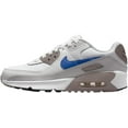 thumbnail image 1 of Big Kid's Nike Air Max 90 White/Racer Blue-College Grey (HF6358 105) - 6, 1 of 1