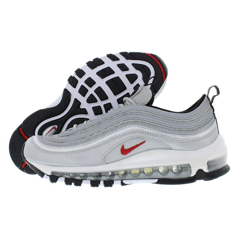 Nike Air Max 97 QS Grade-School Sneakers, Metallic Silver/Varsity
