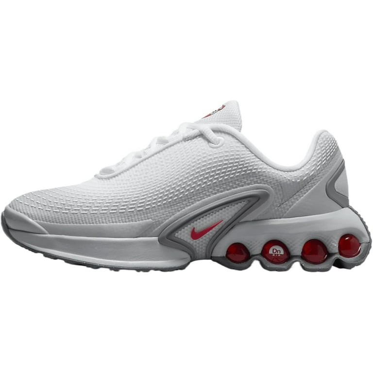 Big Kid's Nike Air Max DN SE Lt Smoke Grey/University Red