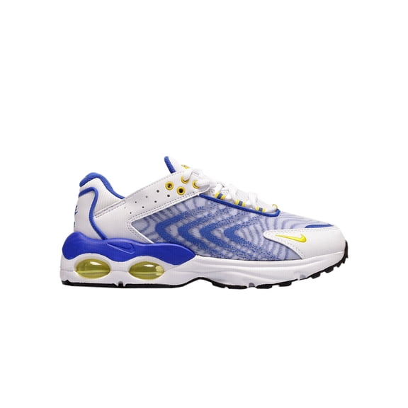 Big Kid's Nike Air Max TW White/Speed Yellow-Racer Blue (DQ0296 100) - 4.5
