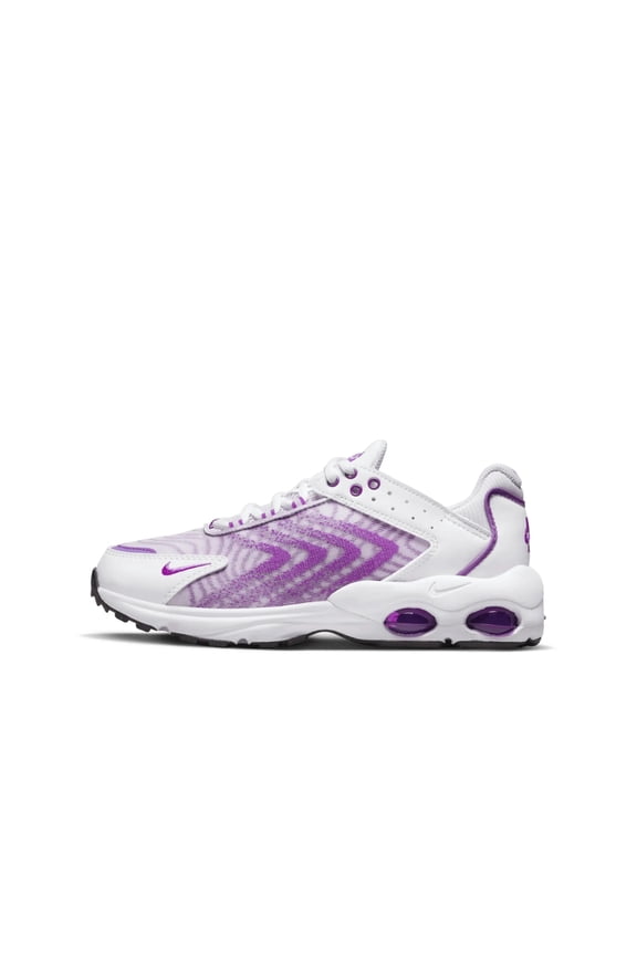 Big Kid's Nike Air Max TW White/Vivid Purple (DQ0296 101) - 7