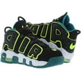 thumbnail image 1 of Big Kid's Nike Air More Uptempo Black/Volt-Geode Teal (DZ2809 001) - 6, 1 of 4