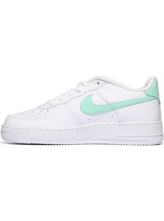  Nike Big Kid's Air Force 1 LV8 White/Multi-Color-Medium Blue  (DQ7767 100) : Ropa, Zapatos y Joyería