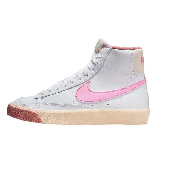Big Kid's Nike Blazer Mid '77 White/Pink Spell-Guava Ice (DZ2900 100) - 4.5