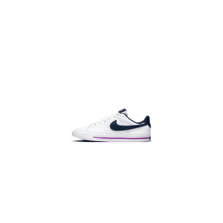 Big Kid\'s Nike Court Legacy White/Midnight Navy-Mint Foam (DA5380 117) - 6 | Sneaker low