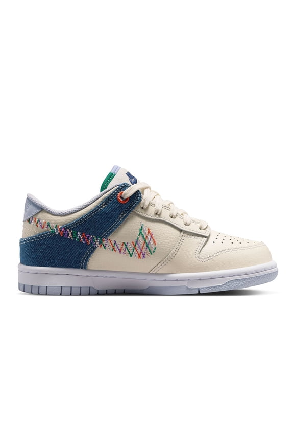Big Kid's Nike Dunk Low BG Soft Pearl/Multi-Color (IR1825 022) - 4.5