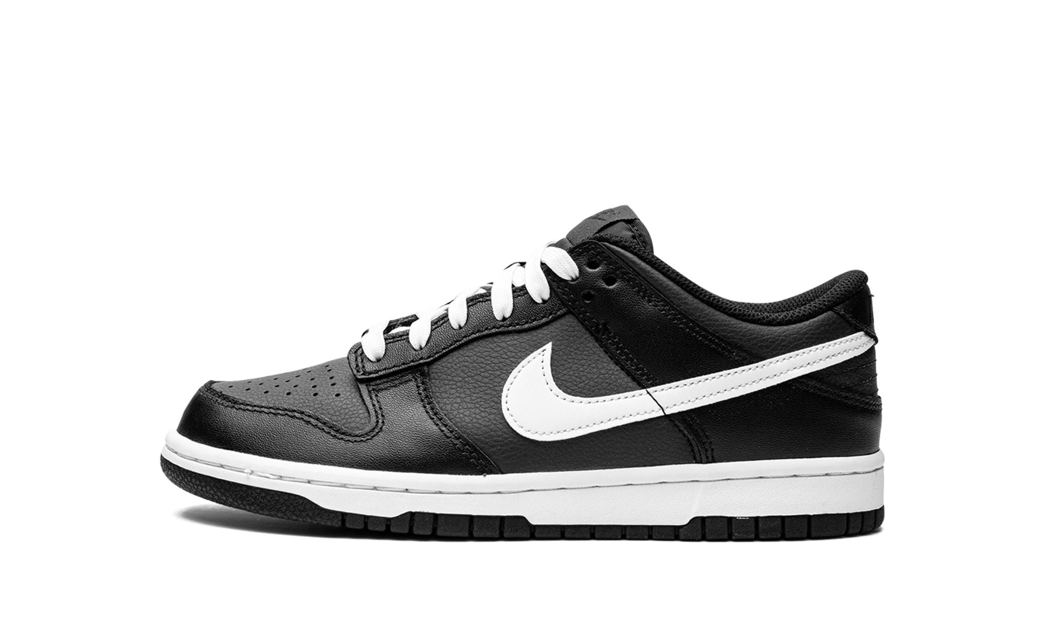Big Kid's Nike Dunk Low Black/White-Black-White (FD1232 001) - 5