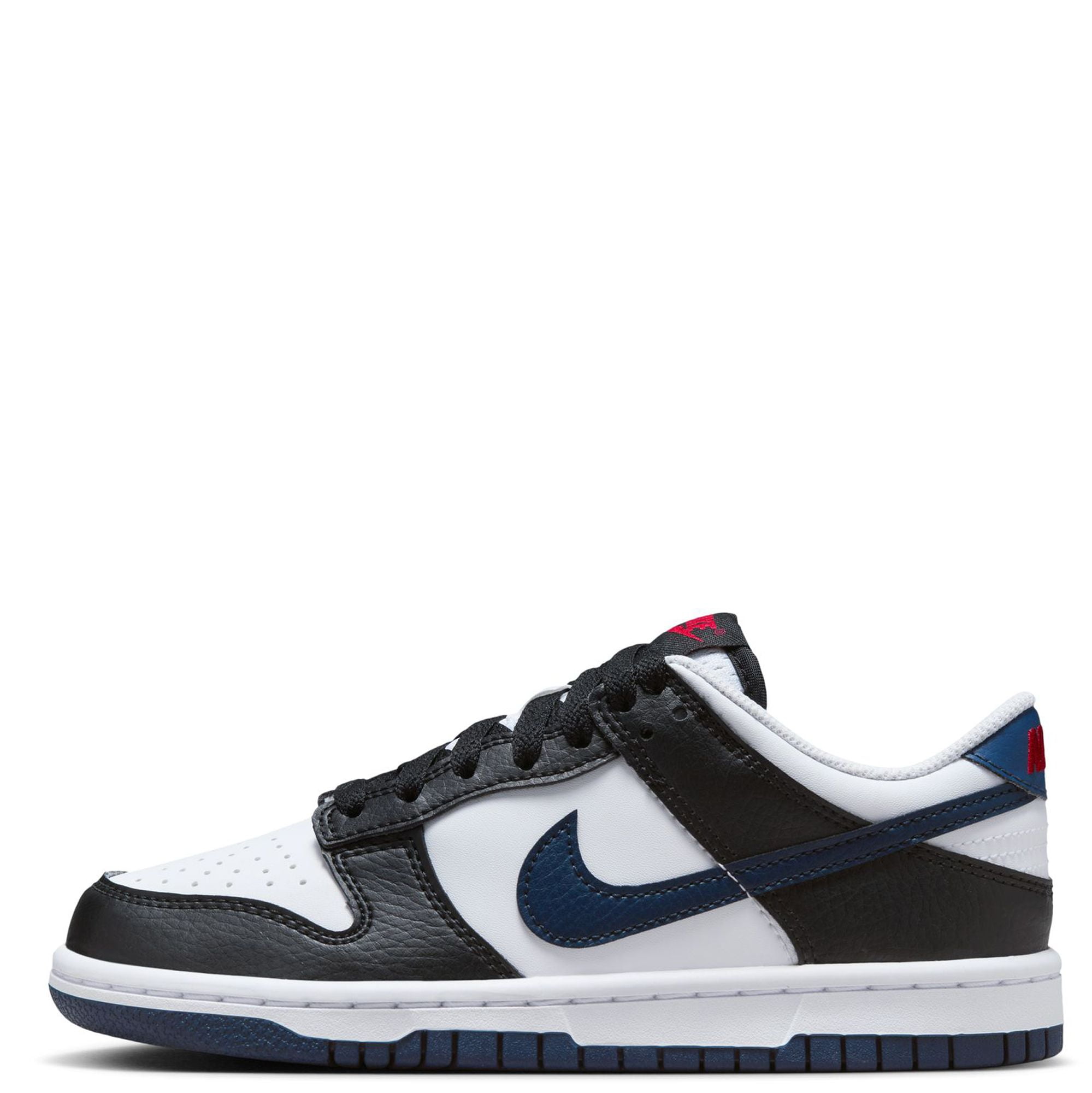 Nike Dunk Low Big Kids' Shoes Color: White/Bicoastal Size
