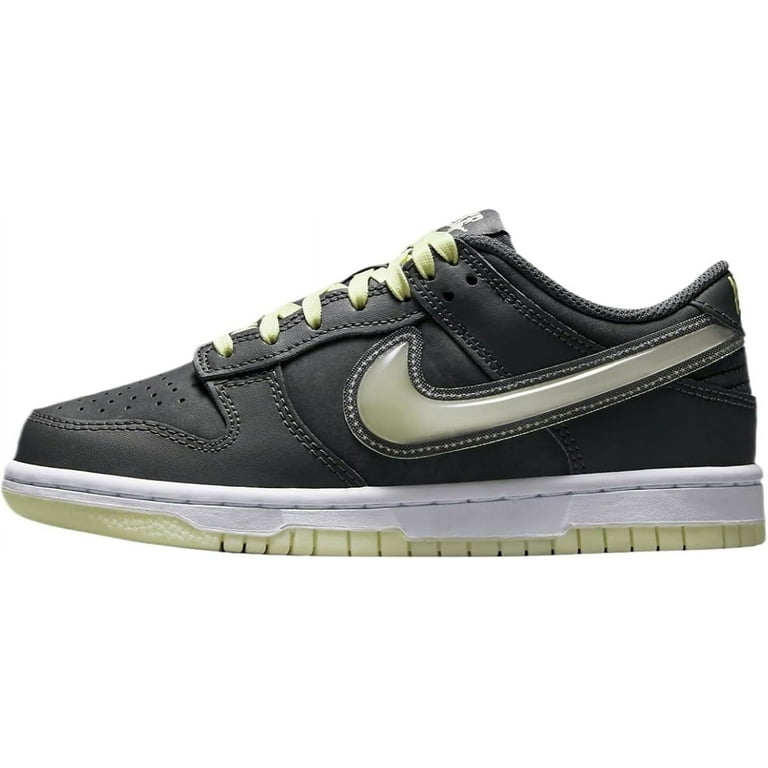 Big Kid's Nike Dunk Low Iron Grey/Cool Grey-Lime Ice (HQ3569