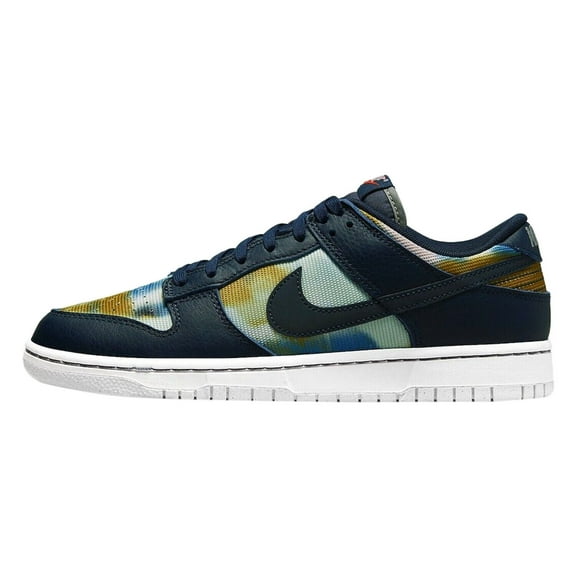 Big Kid's Nike Dunk Low SE "Graffiti" Obsidian/Summit White (DM1051 400) - 5
