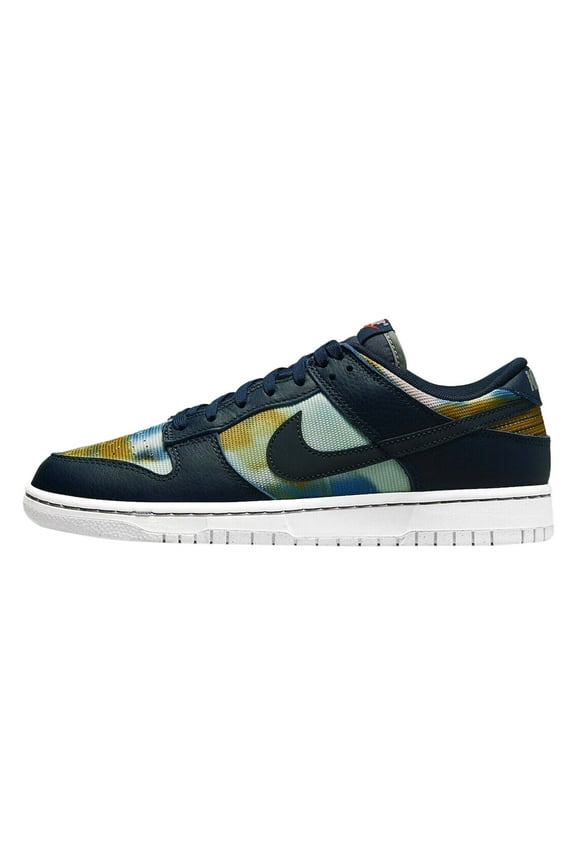 Big Kid's Nike Dunk Low SE "Graffiti" Obsidian/Summit White (DM1051 400) - 5