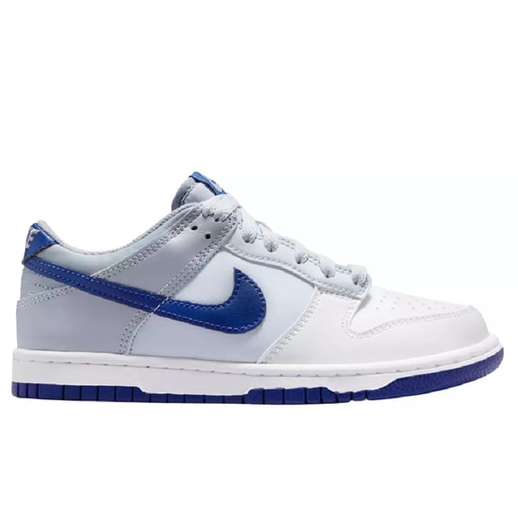 Big Kid's Nike Dunk Low Summit White/Deep Royal (IU7766 133) - 5.5