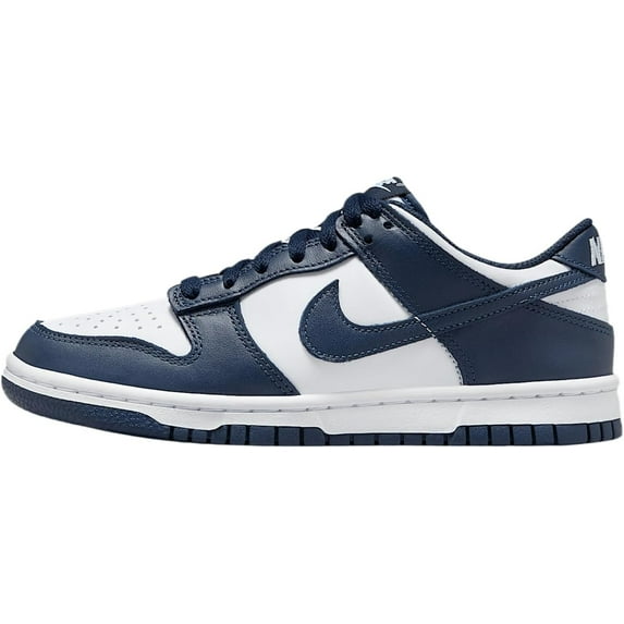Big Kid's Nike Dunk Low White/Midnight Navy-White (FB9109 116) - 5