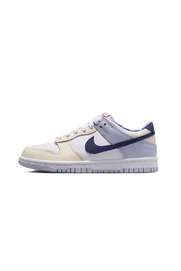 Big Kid's Nike Dunk Low White/Midnight Navy-White (IH7343 141) - 6.5
