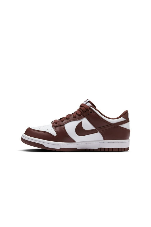 Big Kid's Nike Dunk Low White/Redwood-Gym Red (FB9109 115) - 4