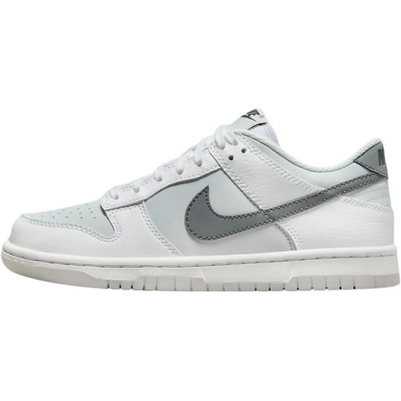Big Kid's Nike Dunk Low White/Smoke Grey-Pure Platinum (FV0365 100) - 6.5