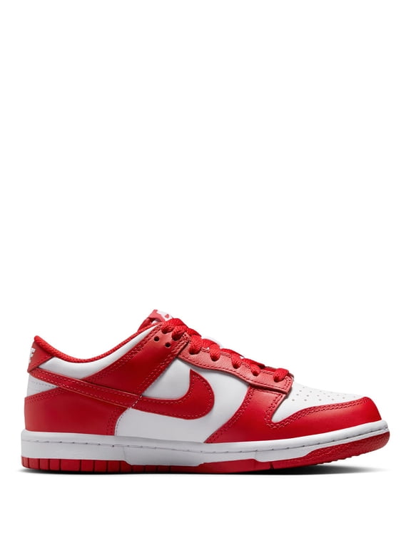 Big Kid's Nike Dunk Low White/University Red (FB9109 119) - 4.5