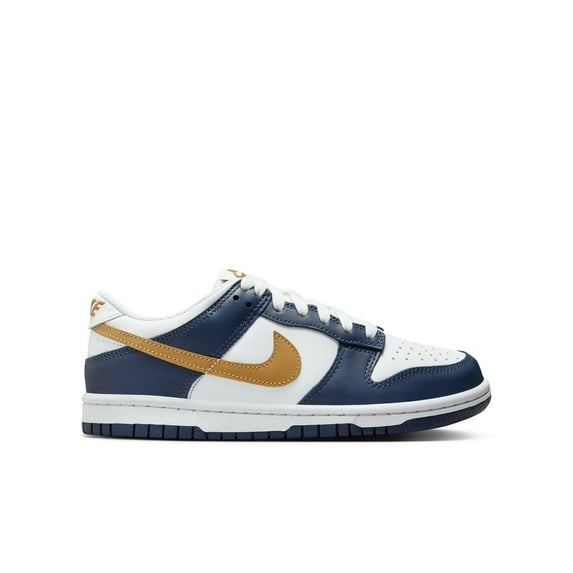 Big Kid's Nike Dunk Low White/Wheat-Midnight Navy (FB9109 111) - 6.5