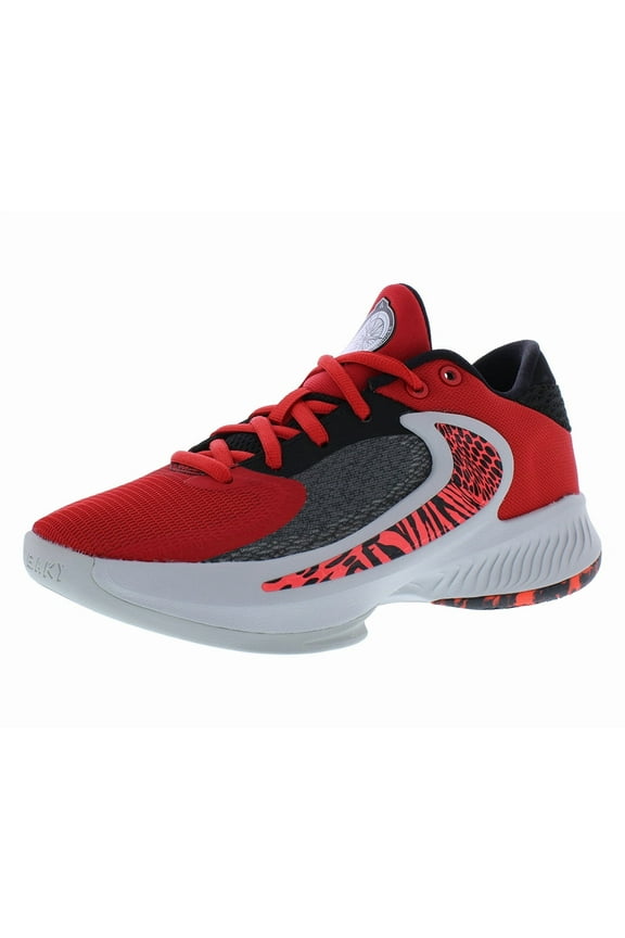 Freak 4 GS Boys Shoes Size 7, Color: Uiversity Red/Bright Crimson