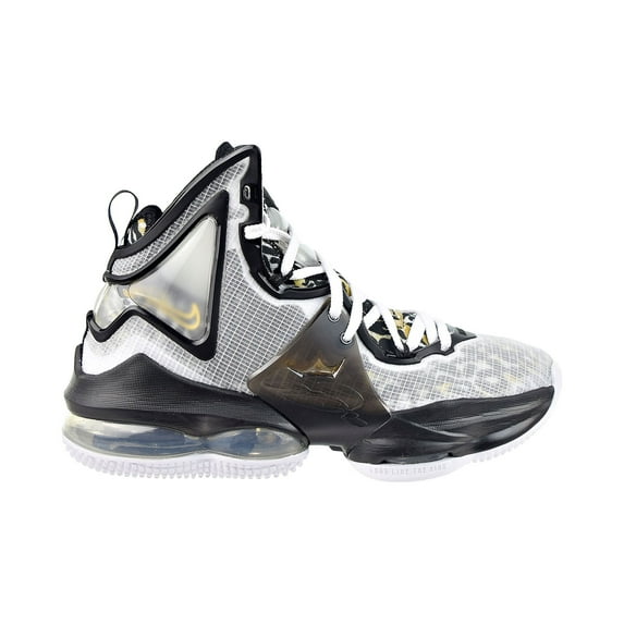 Big Kid's Nike Lebron XIX SE White/Metallic Gold-Black (DD0422 100) - 6.5