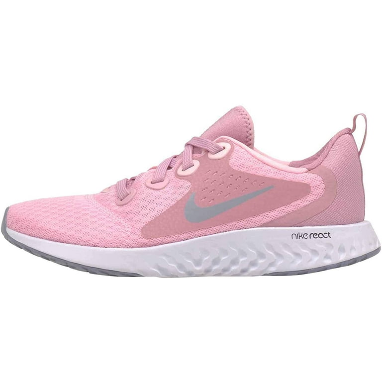 Big Kid s Nike Legend React Pink Ashen Slate AH9437 600 4 Walmart