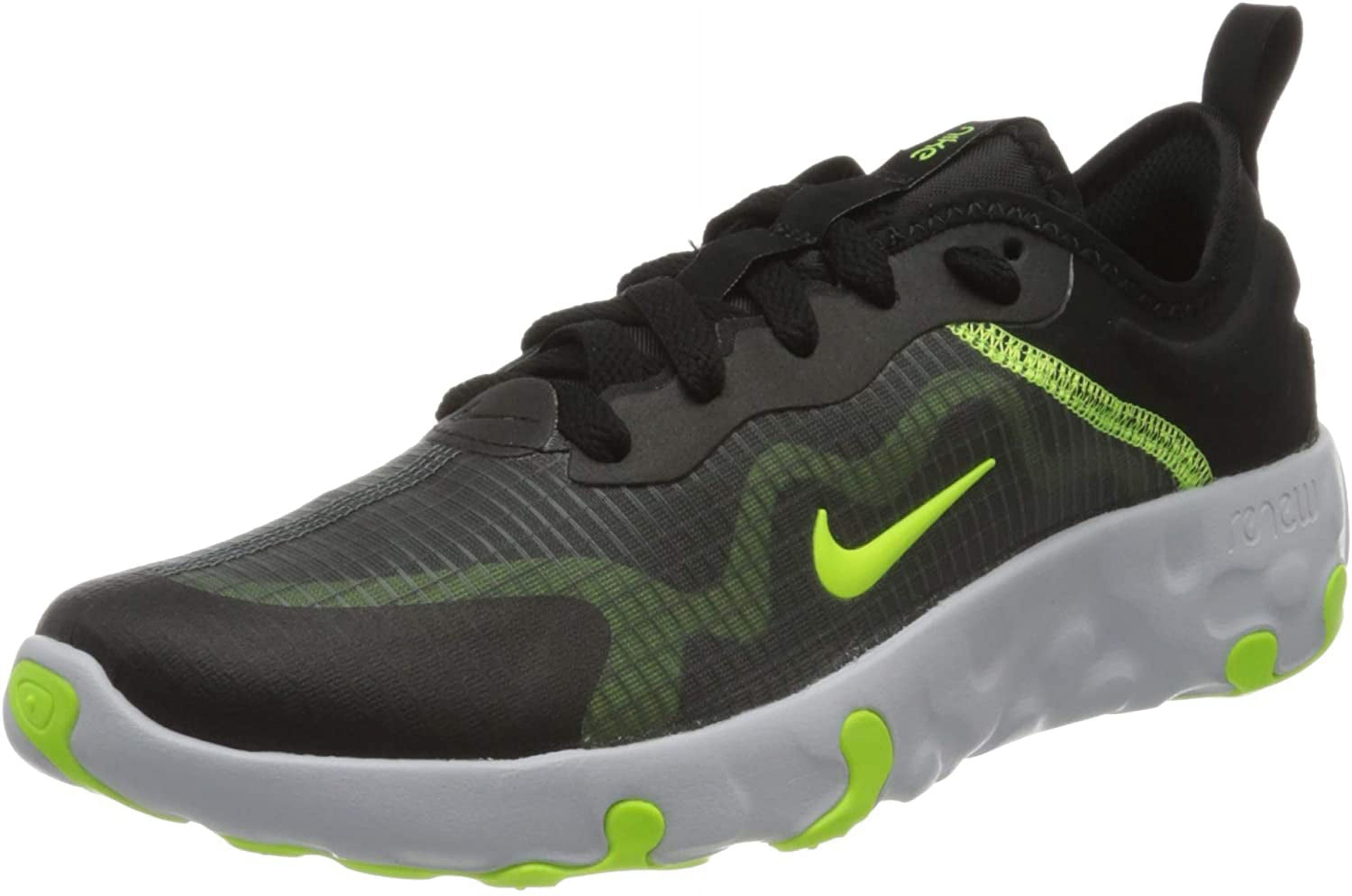 Big Kid s Nike Renew Lucent Black Volt Pure Platinum CD6906 004 7 Walmart