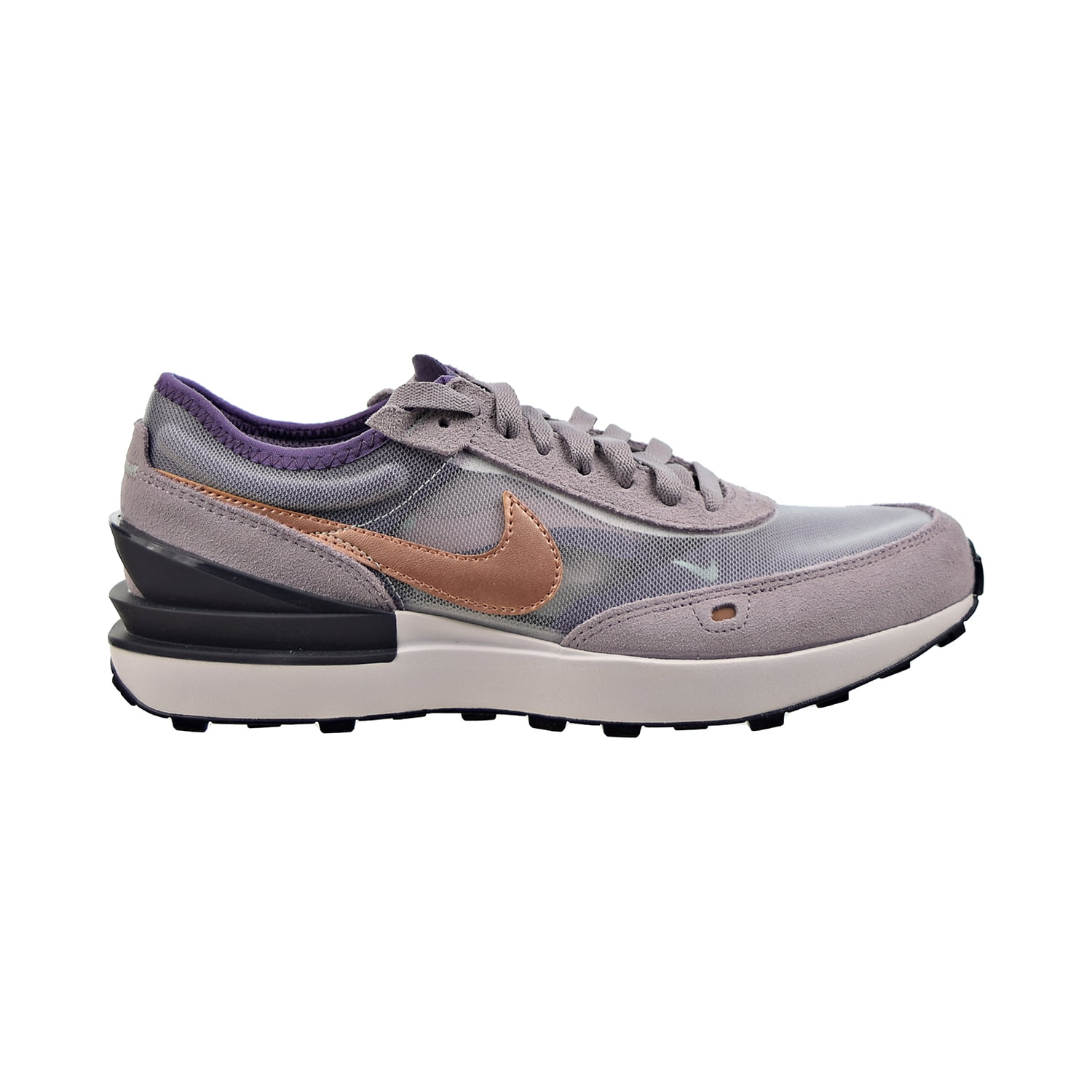 Nike Waffle One (GS) Big Kids' Shoes Summit White-Amethyst Ash-Off Noir dc0481-102