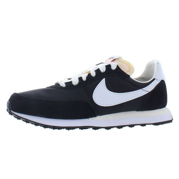 Big Kid's Nike Waffle Trainer 2 Black/White-Total Orange (DC6477 001) - 5.5