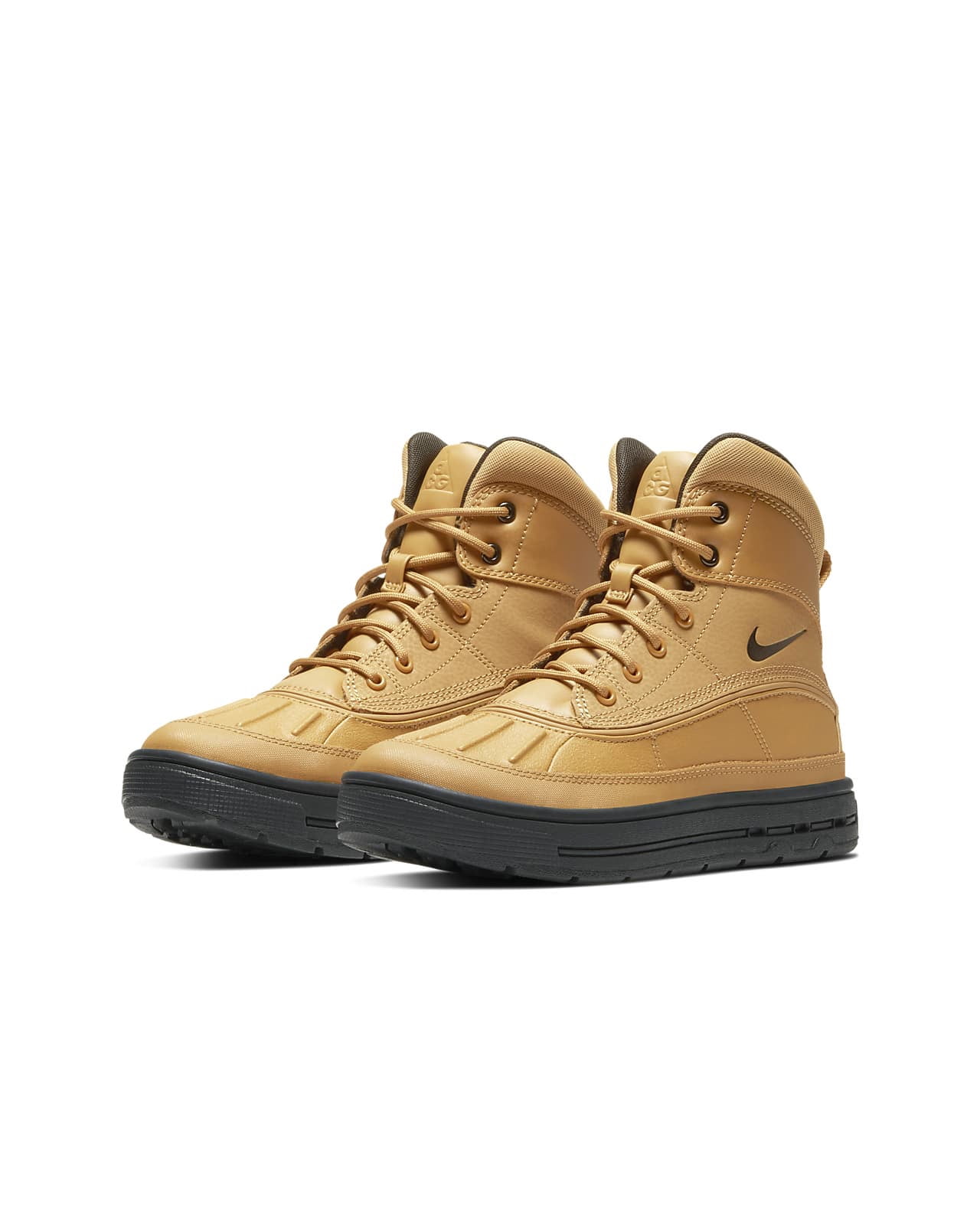 Nike Woodside 2 High ACG Big Kids Boots Color Wheat Black Size 5Y Walmart