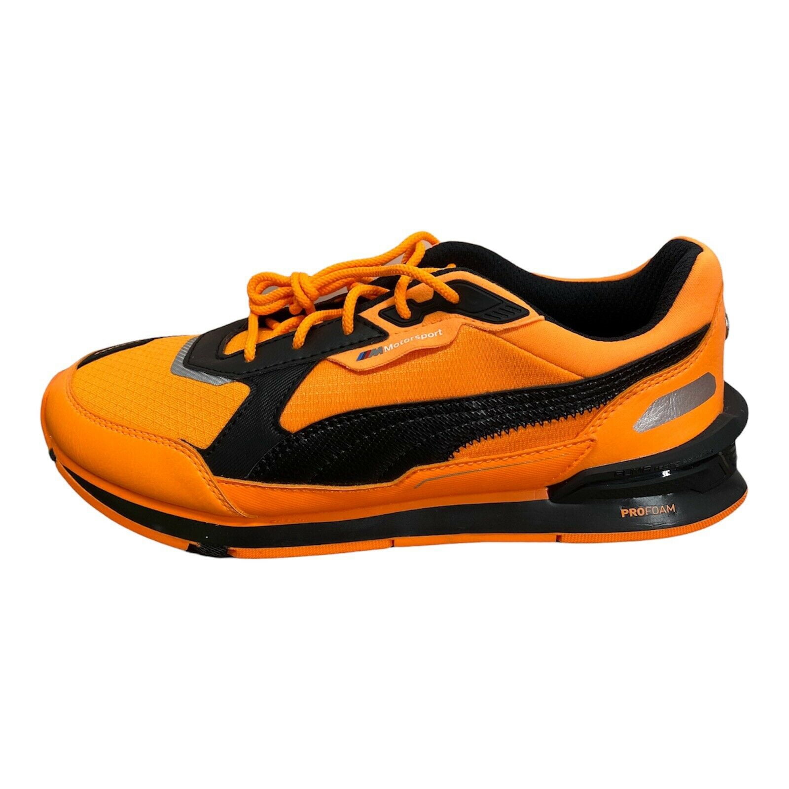 Big Kid's Puma BMW MMS Low Racer Orange Glow/Puma Black (307081 01) - 5.5