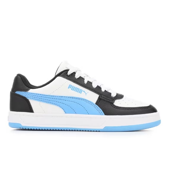 Big Kid's Puma Black-Team Light Blue-Puma White - 5
