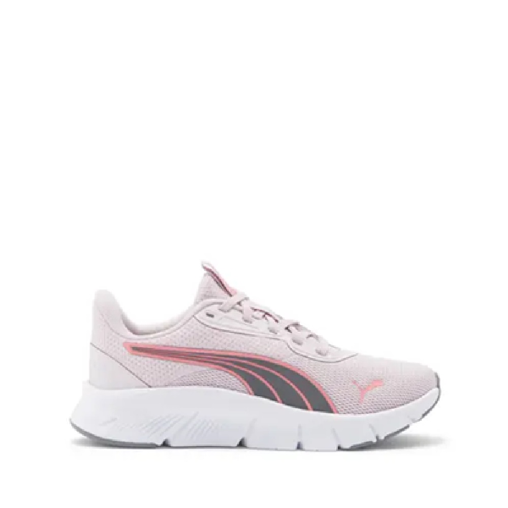 Zapatos Puma Flex Focus Lite Modern Jr para niños grandes, color Rosemauve-Gris CD-Sunstruck (401517 10) - talla 6.5