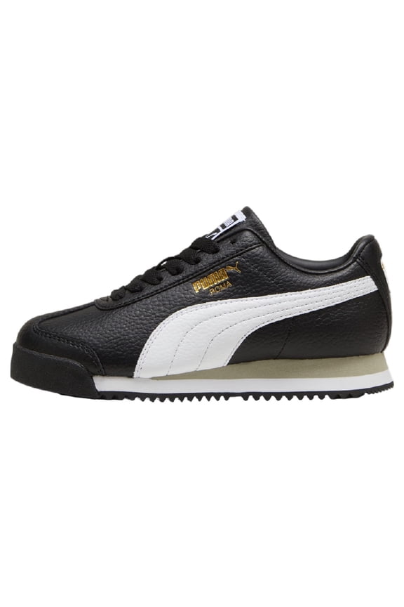 Big Kid's Puma Roma 24 Standard JR Puma Black-Puma White (399334 01) - 4
